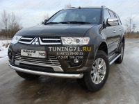 Защита передняя нижняя 76,1 мм Mitsubishi Pajero Sport 2014
